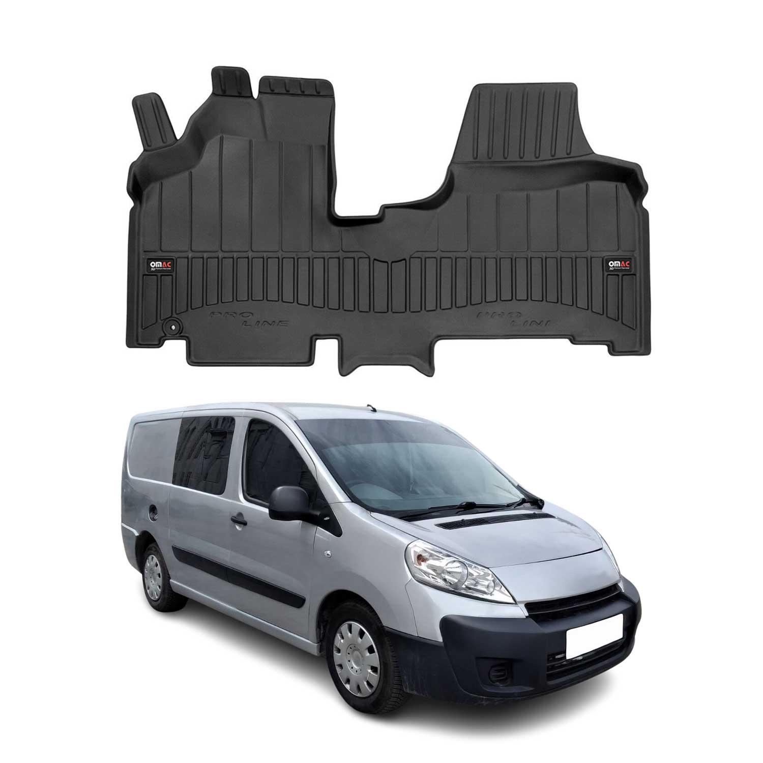 Tapis de Sol pour Peugeot Expert 2006-2016 TPE Noir