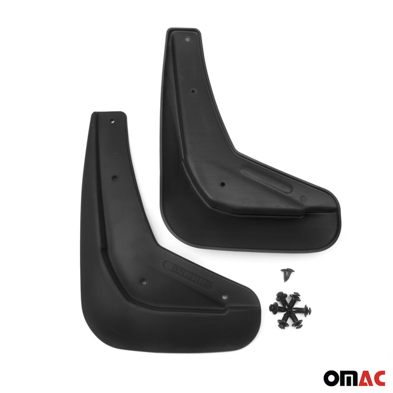 Bavettes Garde Boue pour Ford Focus Break 2011-2018 Avant et Arrière Noir 4Pcs