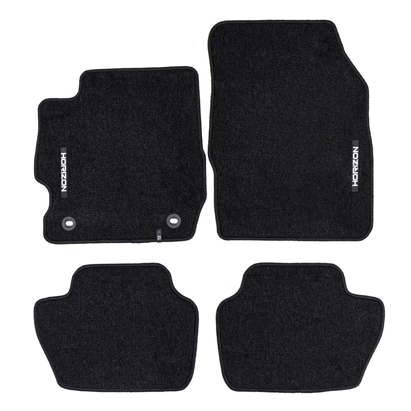 Tapis de Sol de Voiture pour Ford KA + 2016-2019 Velours solide et durable 4Pcs