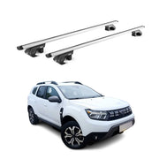 Barres de Toit transversales pour Dacia Duster mk3 2024-2026 Aluminium Gris 2Pcs