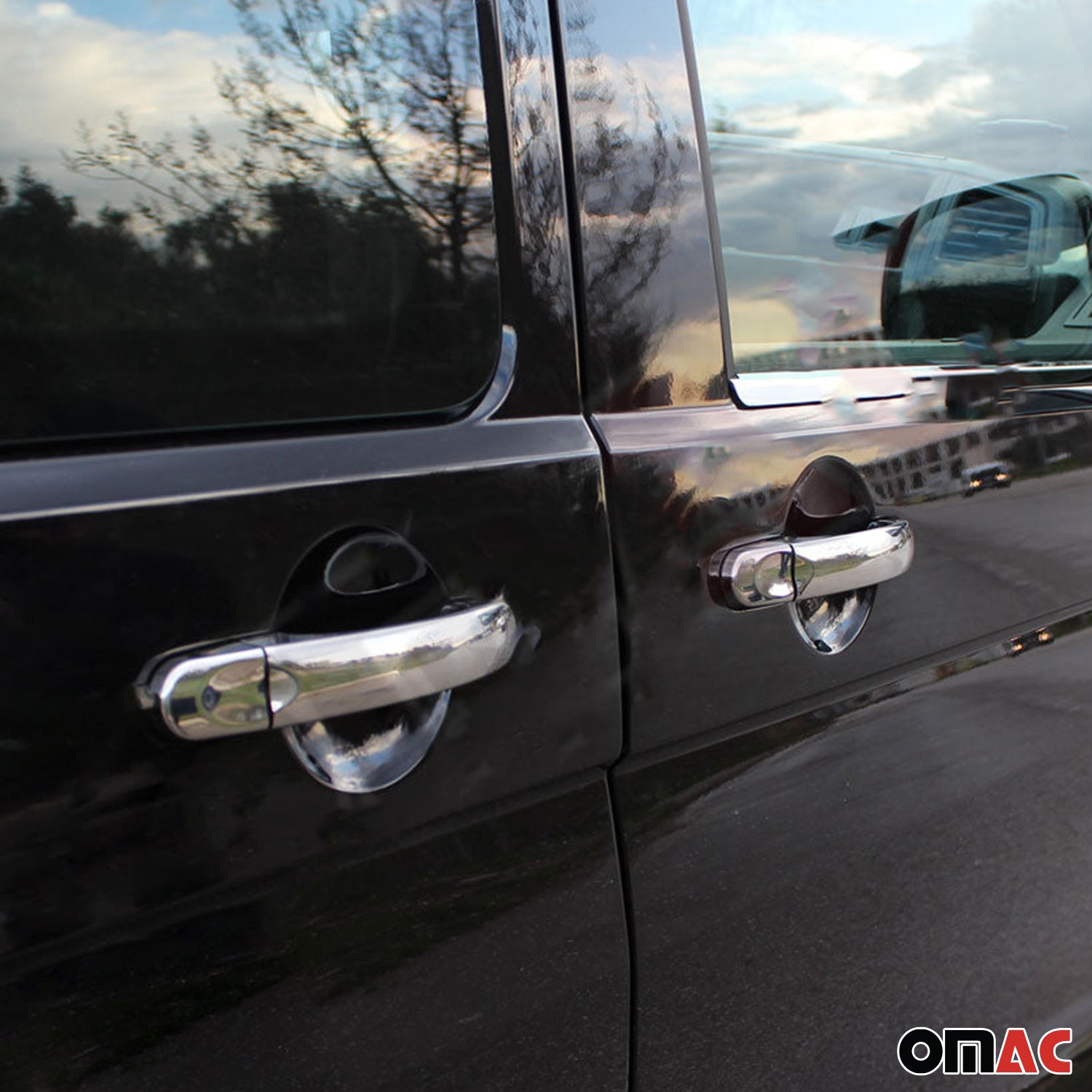 Couverture poignée de porte pour VW Multivan Caravelle T5 2003-2015 2Portes inox