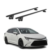 Barres de toit transversales pour Suzuki Swace 2021-2026 Alu Noir 2 pièces ABE