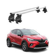 Barres de toit transversales pour Renault Captur II 2019-2026 Acier Gris
