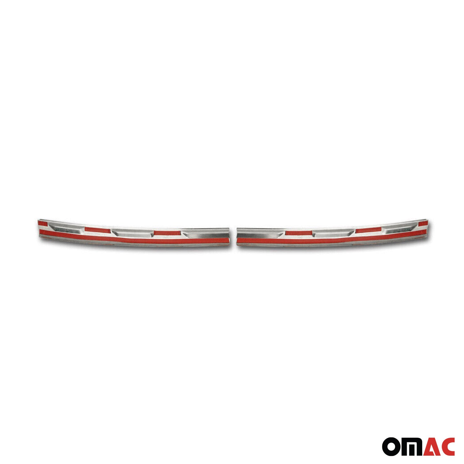 Moulure de Grille de Calandre pour VW Tiguan 2016-2020 Pre-FL Chromé 2Pcs