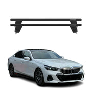 Menabo Barres de toit transversales pour BMW 5 G60 2024-2026 Alu Noir 2x