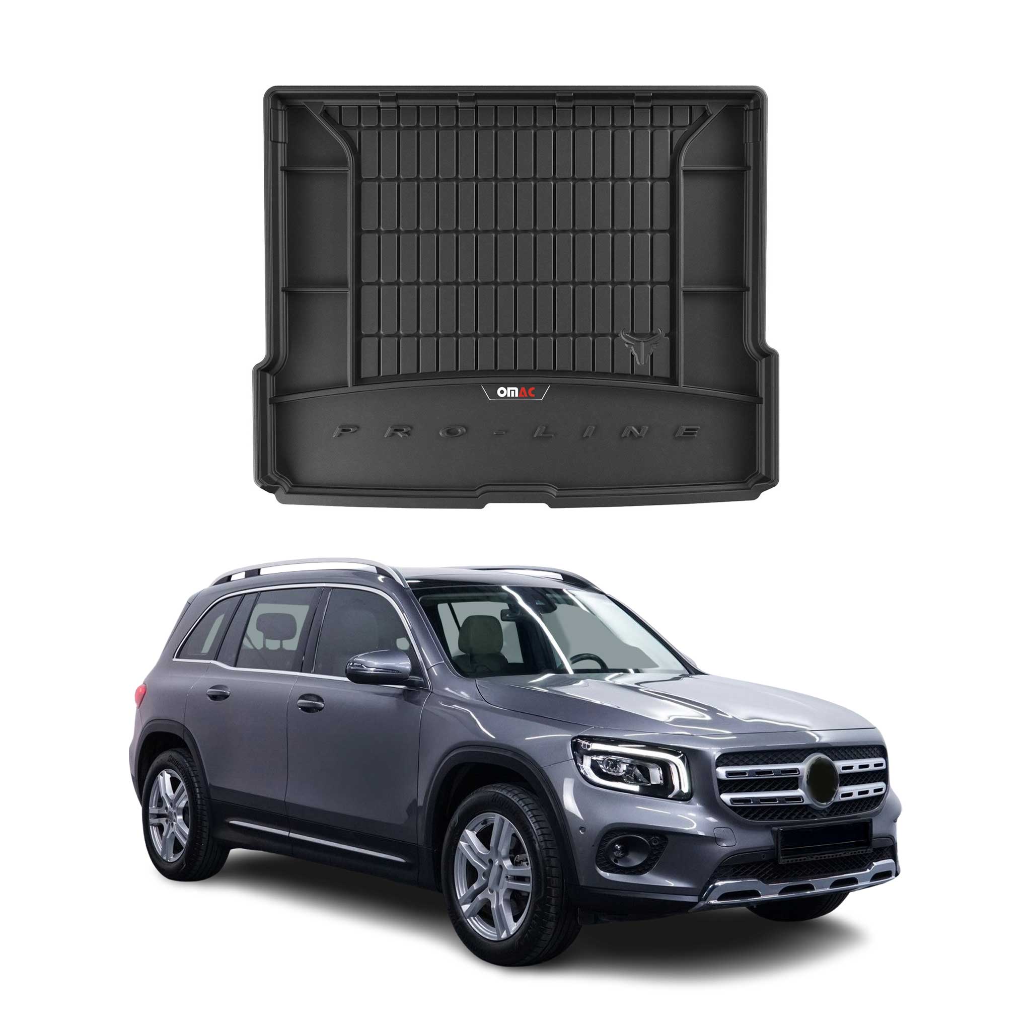 Tapis de Coffre pour Mercedes Classe GLB X247 2019-2026 TPE Noir