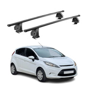 Barres de toit transversales acier pour Ford Fiesta VI HB 2008-2016 TÜV Noir 2x