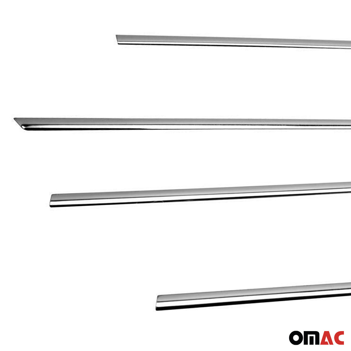 Baguettes pour contour Latérales pour Hyundai ix20 2010-2019 Acier inox chrome
