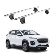 Barres de toit transversales Alu pour DR 3 2018-2026 TÜV 75 kg Gris 2Pcs