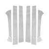 Couverture Garniture de pilier B pour Fiat Panda 2012-2020 en acier inox 6Pcs
