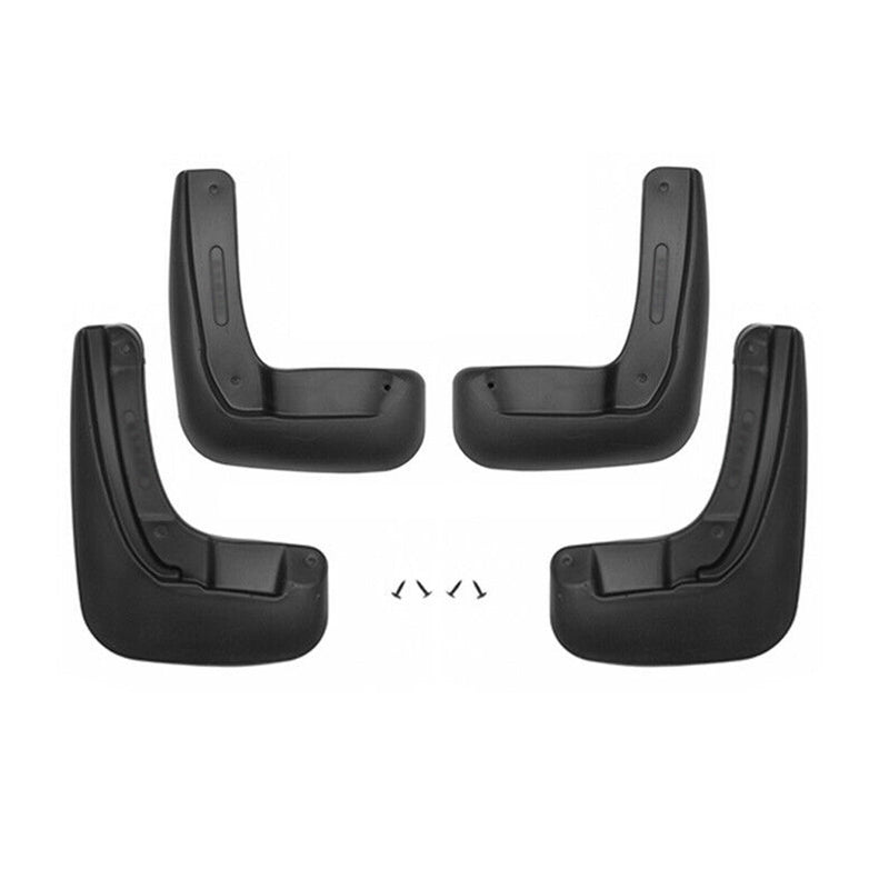 Bavettes Garde Boue pour Skoda Rapid Berline 2012-2019 Avant &Arrière Noir 4Pcs
