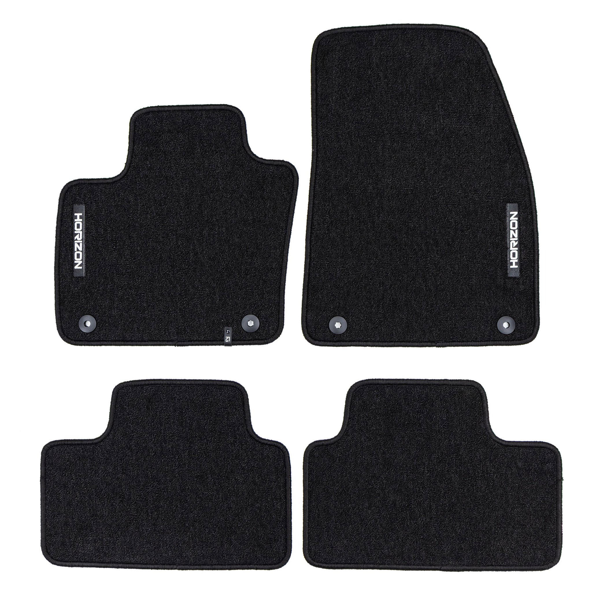 Tapis de Sol de Voiture pour Volvo XC40 2017-2025 Velours solide et durable 4Pcs