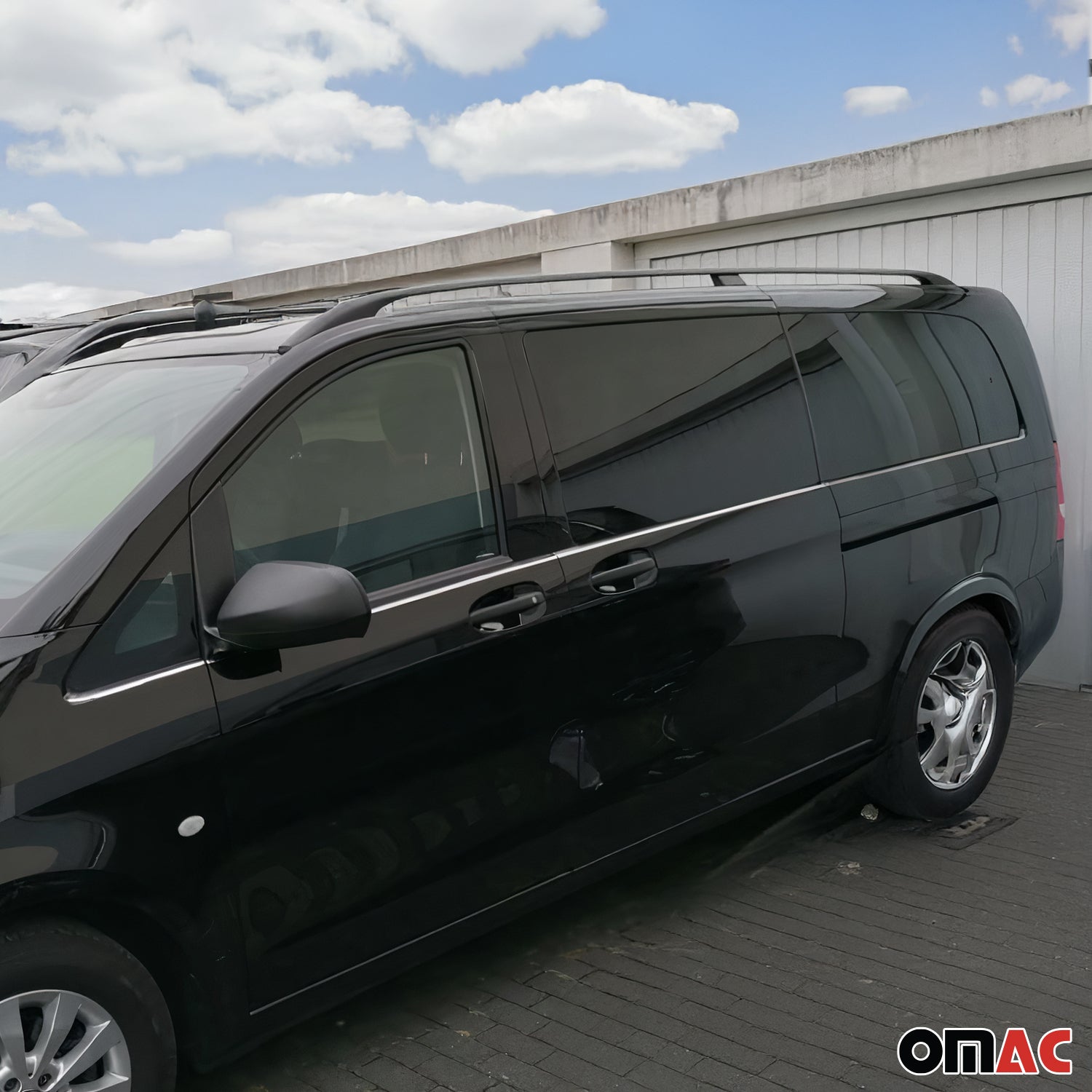 Garniture de Fenêtre pour Mercedes Vito W447 L3 2014-2026 Acier Inox 8Pcs