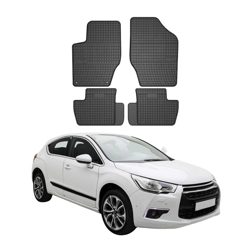 OMAC Tapis de sol pour Citroen DS4 2011-2015 Noir en caoutchouc