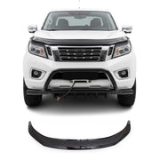 Deflecteurs d'air capot de voiture pour Nissan Navara D23 2015-20 Acrylique Noir
