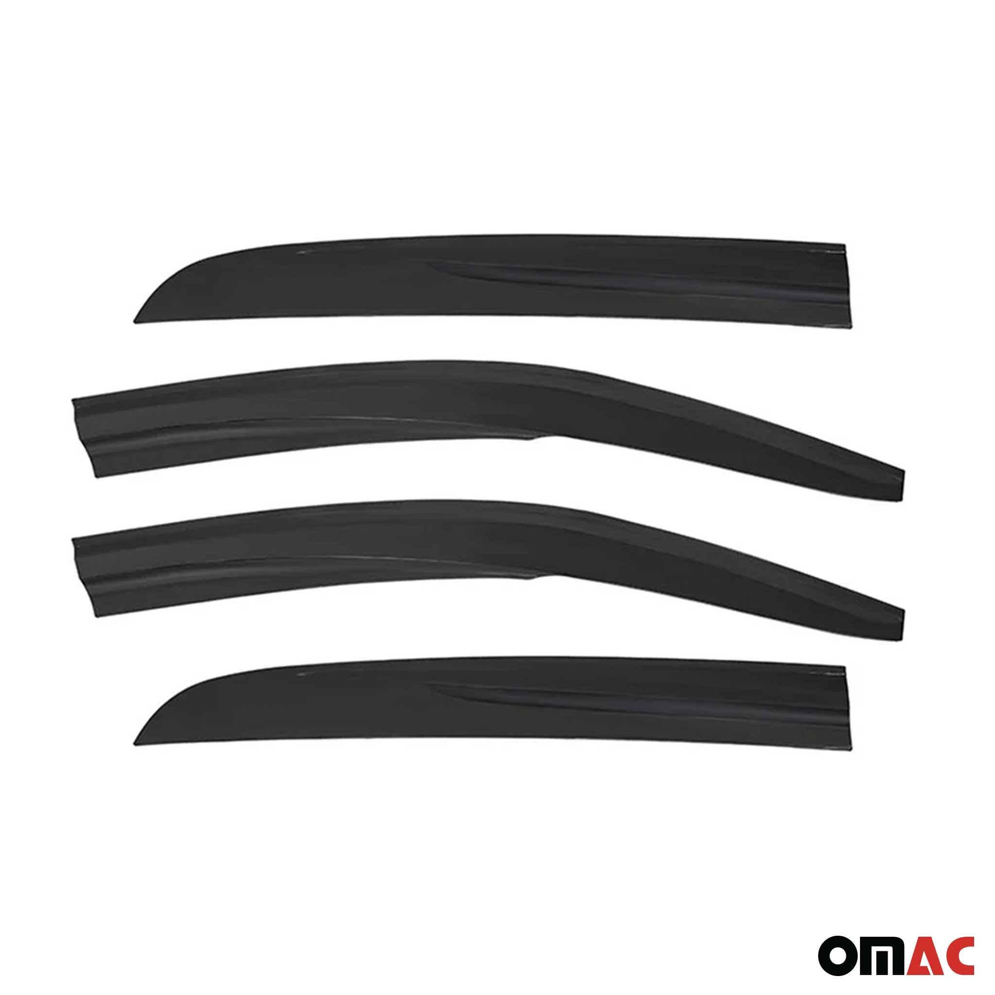 Déflecteurs De Vent Pluie D'air pour Peugeot Rifter 2018-2026 Acrylique 4 Pcs