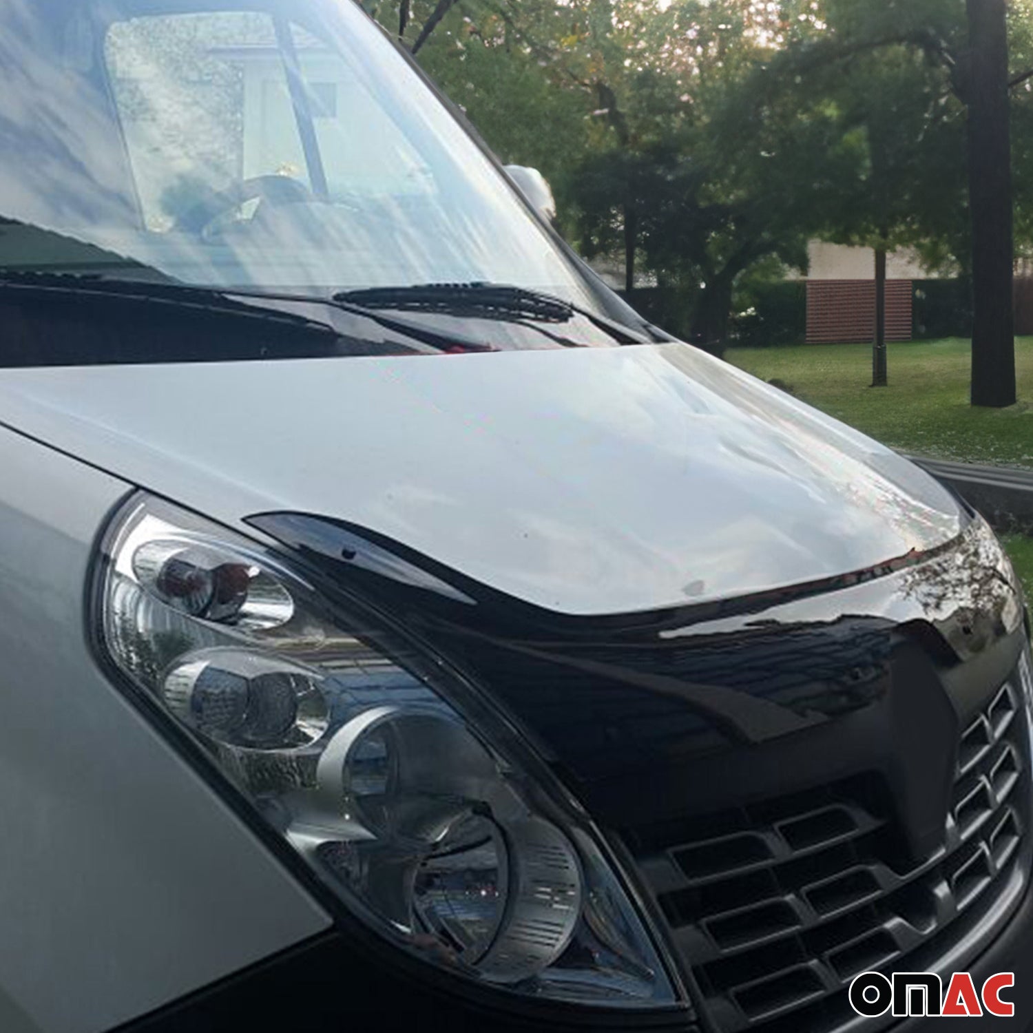 Deflecteurs d'air capot de voiture pour Renault Master 2014-2020 Acrylique Noir