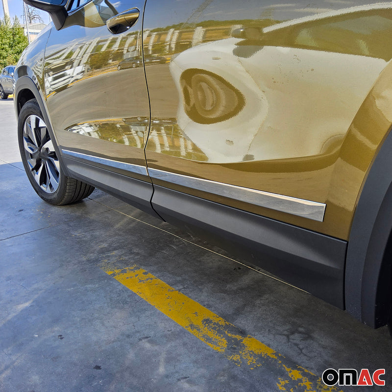 Garniture Baguette de porte latérale pour Skoda Kodiaq II 2024-2025 inox 4Pcs