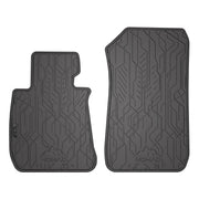 Tapis de sol pour BMW Série 3 E90 E91 2004-12 sauf xDrive Caoutchouc Noir 2Pcs