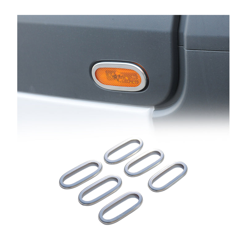 Cadre Garniture de Feu réflécteur pour Mercedes Sprinter W906 2006-2018 inox 6x