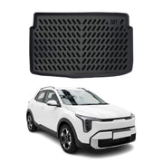 Tapis de coffre pour Kia Stonic 2026-2027 Noir 3D en Caoutchouc TPE