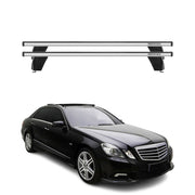 Menabo Barres de toit Transversales pour Mercedes Classe E W212 2009-2013 Gris