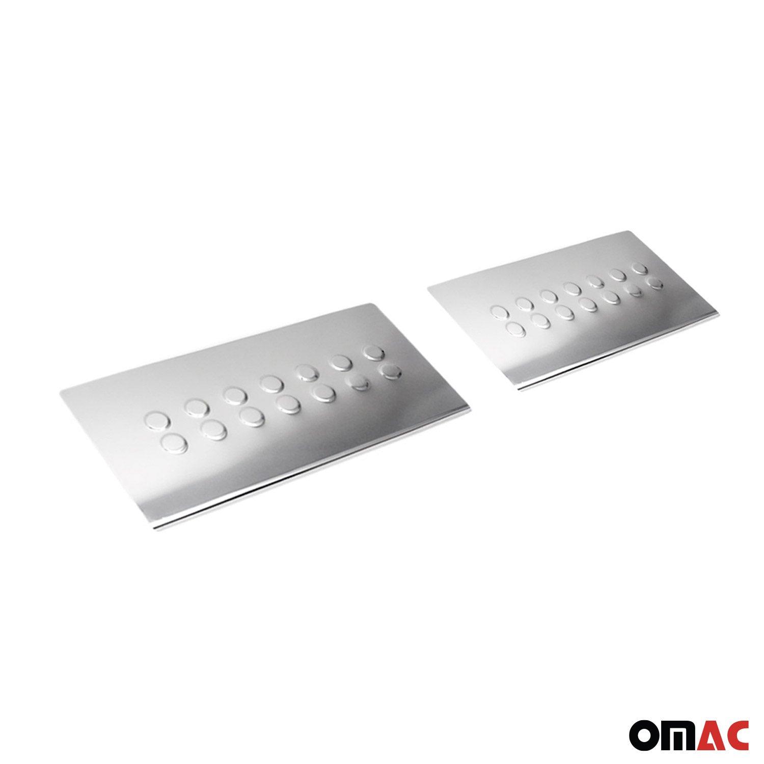 Couverture de Seuil de porte pour Renault Master 2010-2024 acier inox chromé 2x