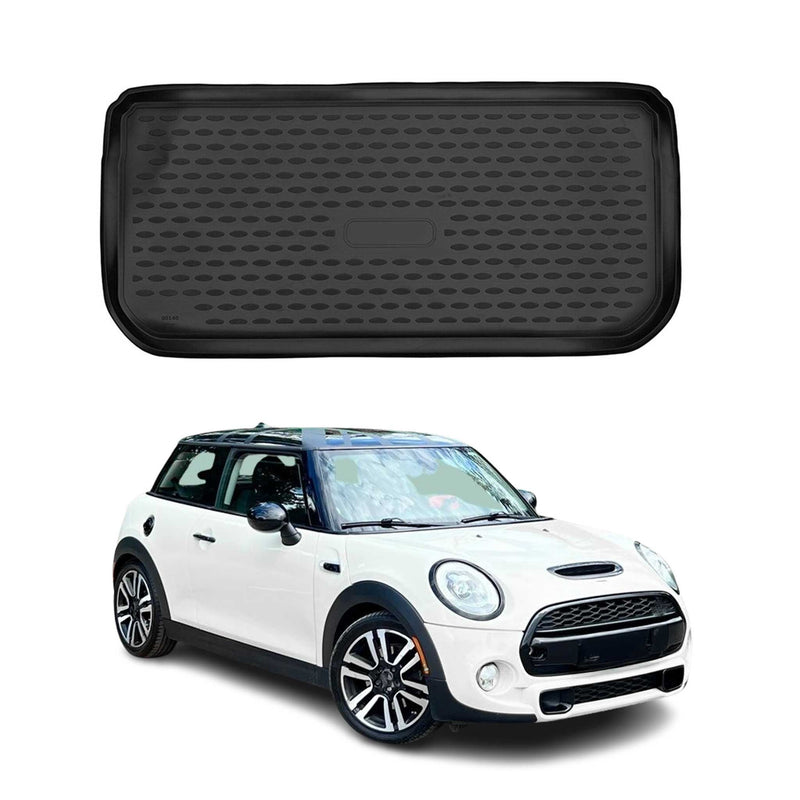 Tapis de Coffre pour Mini Cooper F56 2013-2021 en caoutchouc TPE 3D Noir