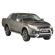 Pare-buffle Avant pour Fiat Fullback 2016-2019 76 mm en Acier Gris