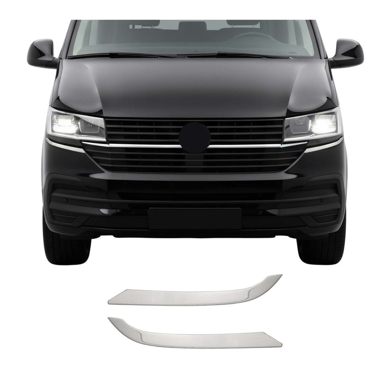 Baguettes de Phare Avant pour VW T6.1 Transporter tout 2019-2024 chromé inoxy