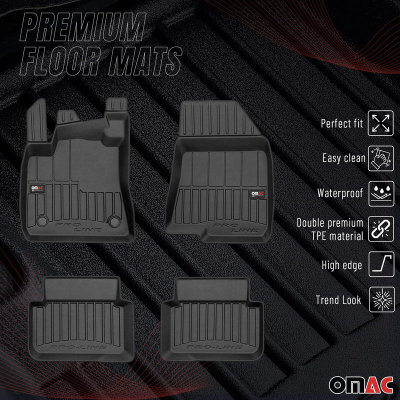 Tapis de Sol pour Dacia Logan 2021-2025 TPE Noir