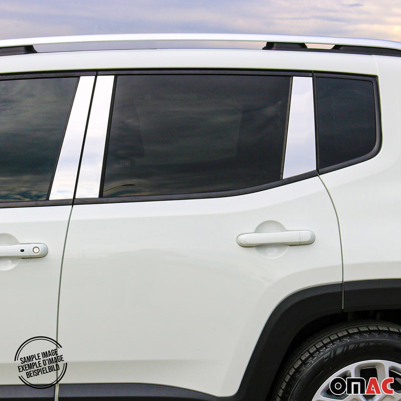 Piliers de fenêtre pour Jeep Grand Cheroke 2011-2020 en acier inox