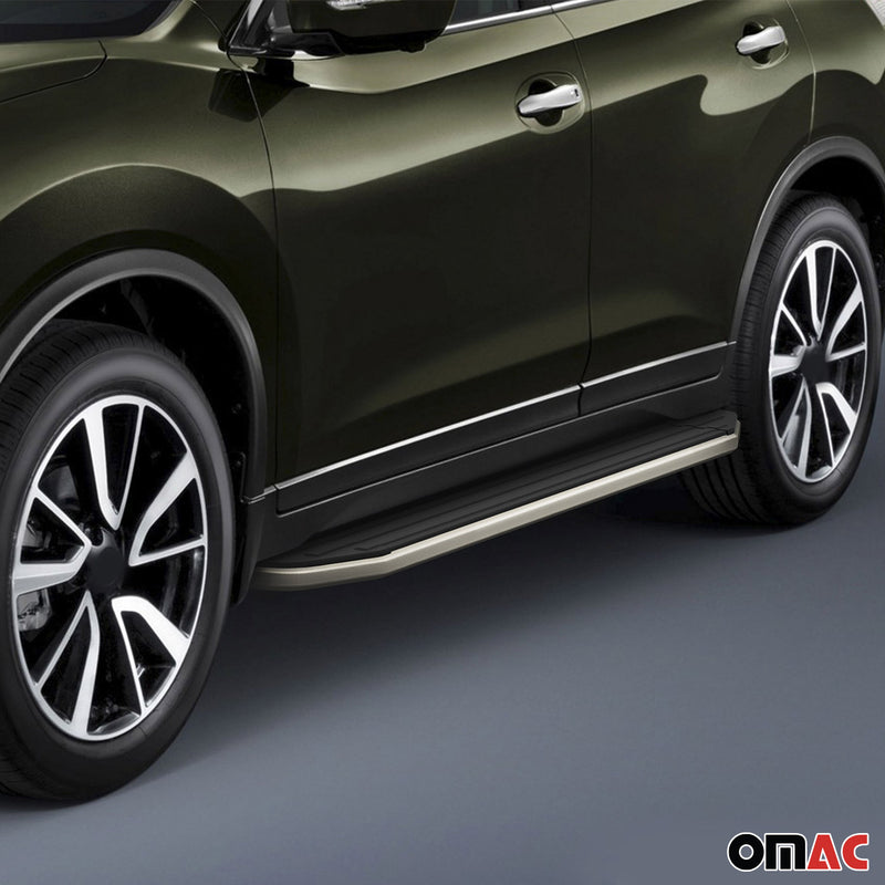 Marchepieds Latéraux pour Nissan X-Trail 2015-2018 ABE Alu