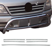 Moulure de Grille de Calandre pour Mercedes Sprinter W901 1995-2006 Chromé 5Pcs