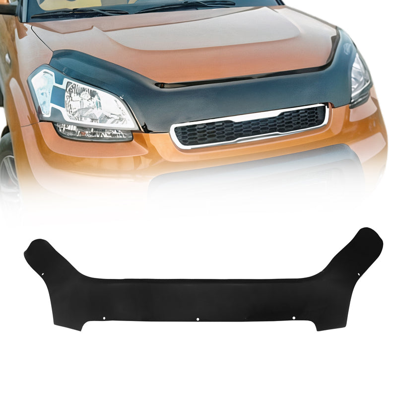 Deflecteurs d'air capot de voiture pour Kia Soul 2009-2011 Acrylique foncé Noir