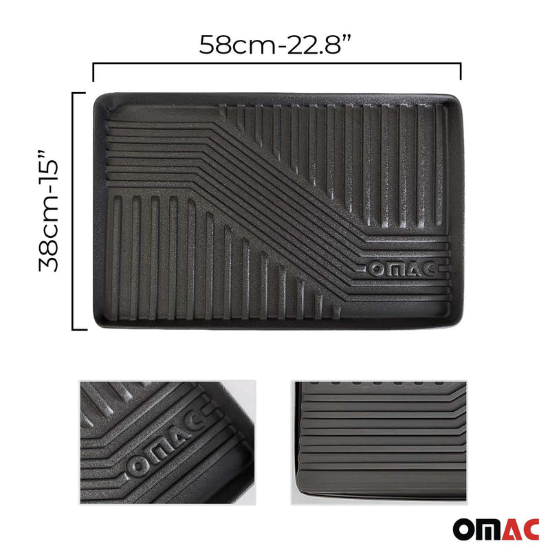 3x OMAC Tapis polyvalent pour cuisine, chaussures, machine à café, gamelle 58x38