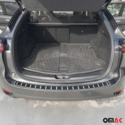 Protection de Pare-Chocs Arrière pour Mazda CX-5 II 2017-2025 Inox film carbone