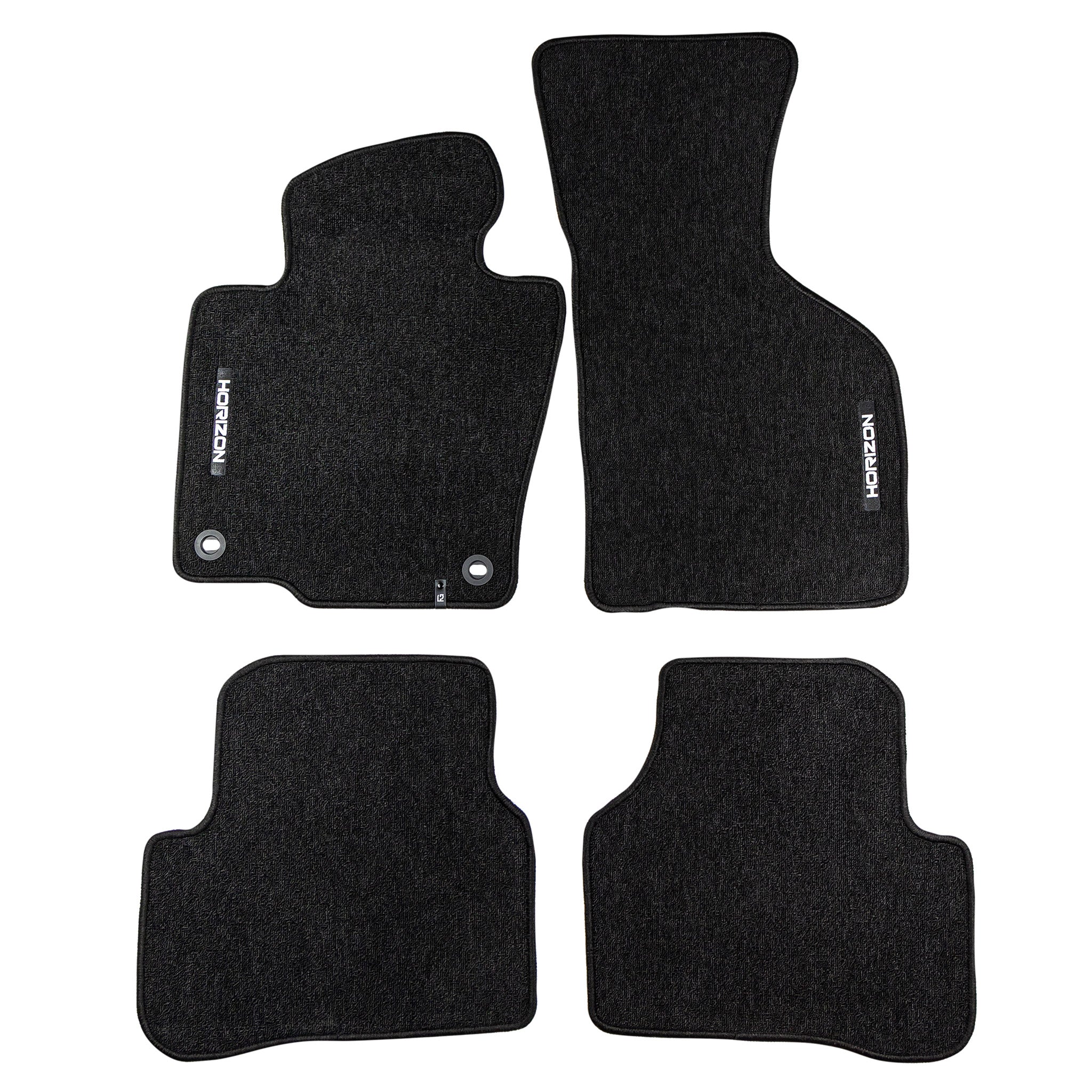 Tapis de Sol de Voiture pour VW Passat B7 2010-2014 Velours Imperméable 4Pcs