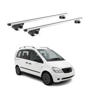 Barres de toit transversales ABE pour Mercedes Vaneo W414 2001-2005 Alu Gris 2x