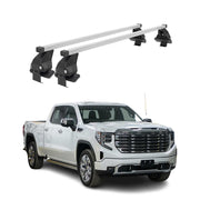 Barres de toit transversales pour GMC Sierra IV SD 2019-2024 Acier Gris