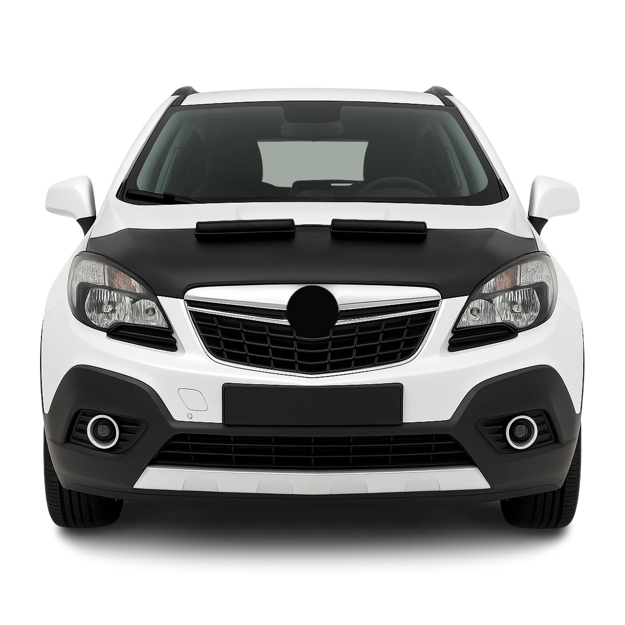 Protège Capot pour Opel Mokka 2012-2016 Masque de voiture vinyle Noir