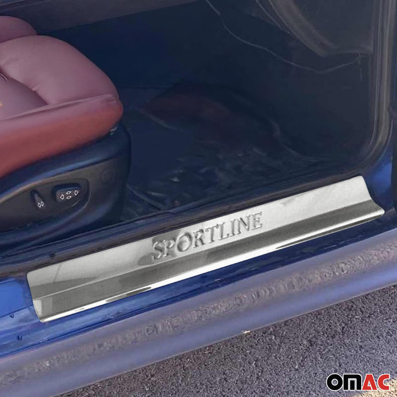 Protection Seuils de portes pour BMW Série 3 E36 Berline Break 1990-98 Inox 4Pcs