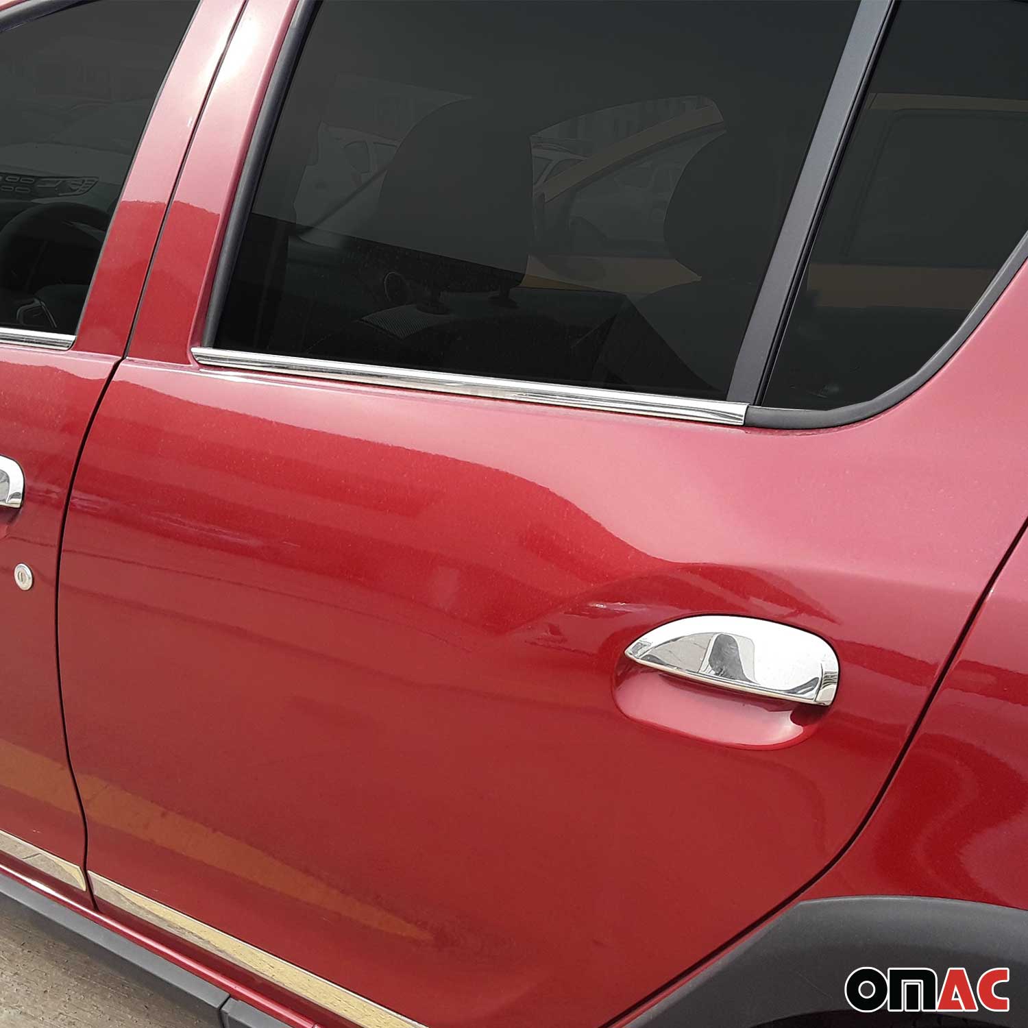 Garniture de Fenêtre pour Dacia Sandero HB 2012-2017 Acier Inox 4Pcs