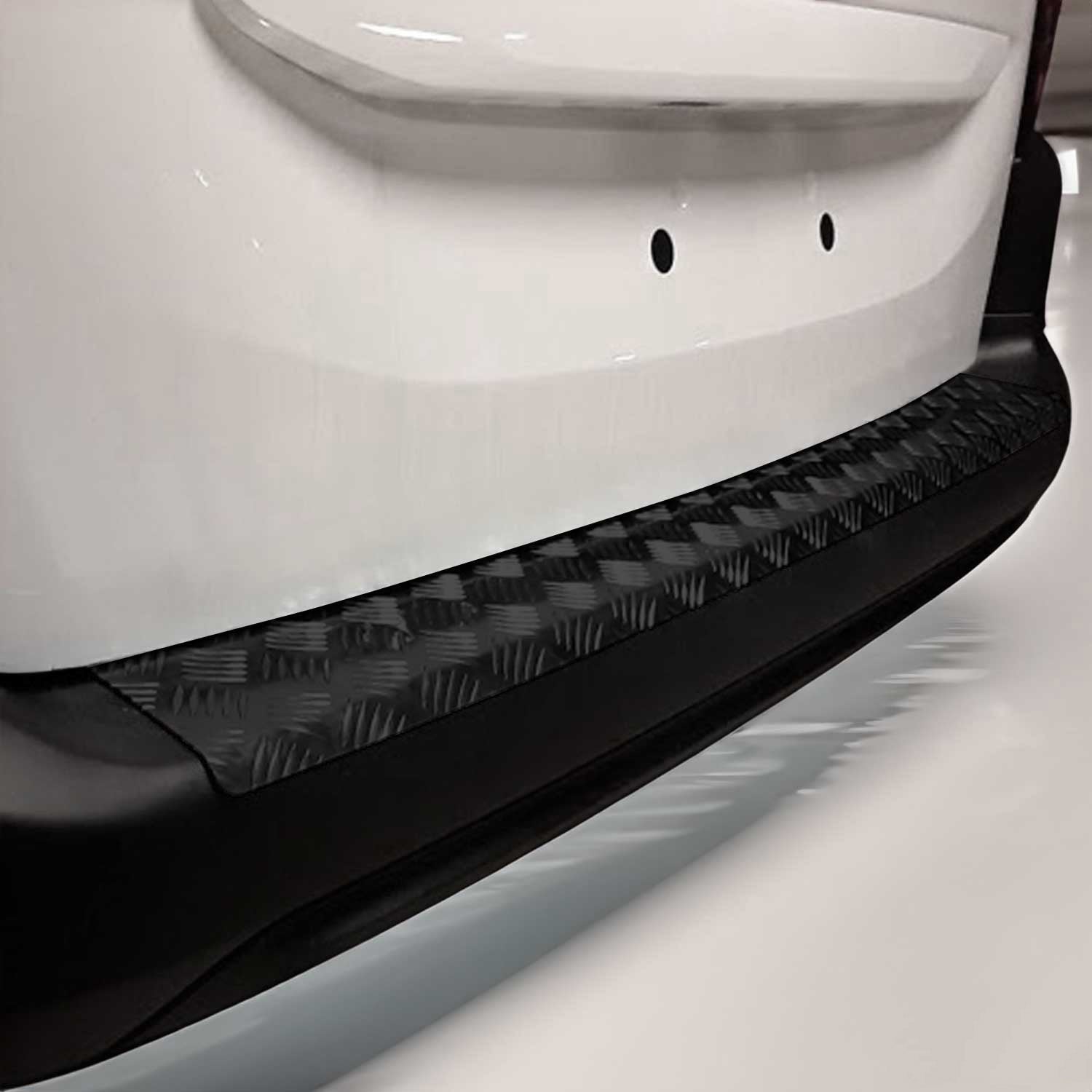 Protection de Pare-Chocs Arrière pour Peugeot Partner III 2018-26 Aluminium Noir
