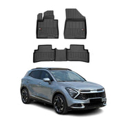 OMAC Tapis de sol en caoutchouc pour KIA Sportage 5 2023-2026 Noir Premium