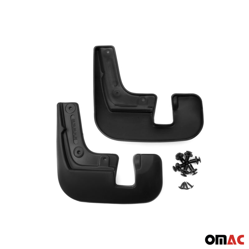 Bavettes Garde Boue pour Subaru Forester 2013-2018 Avant et Arrière Noir 4Pcs
