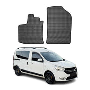 Tapis de Sol pour Dacia Dokker 2012-2022 Noir 2Pcs