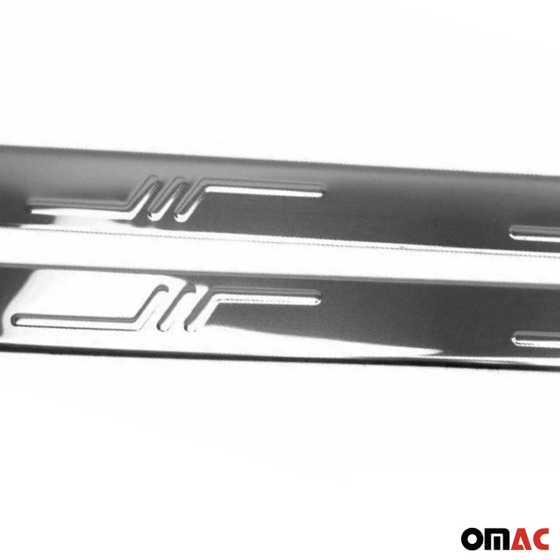 Couverture de Seuil de porte pour Citroen Jumper 2006-2025 acier inox chromé 2x
