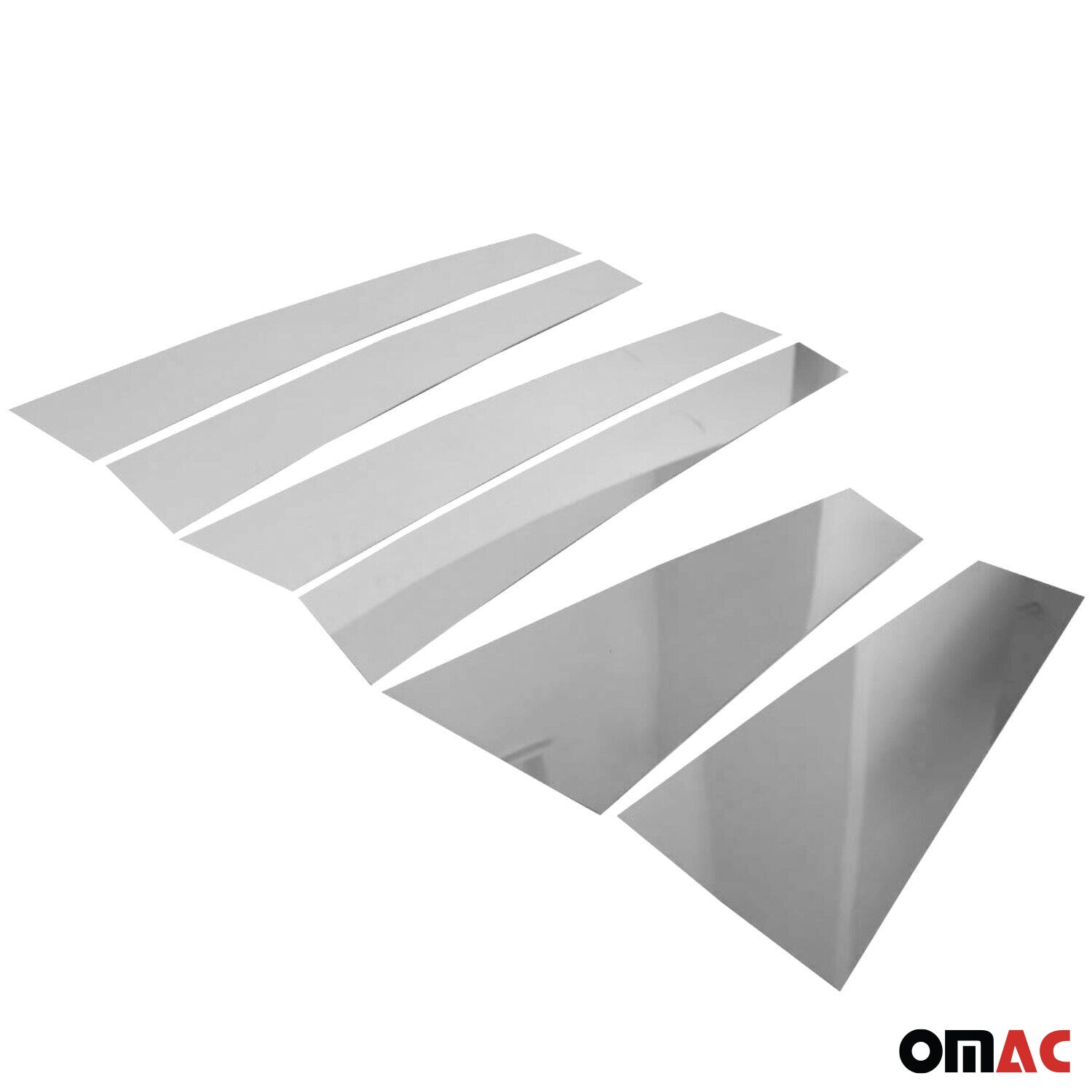 Couverture Garniture de pilier B pour Jeep Compass 2016-2025 en acier inox 6Pcs