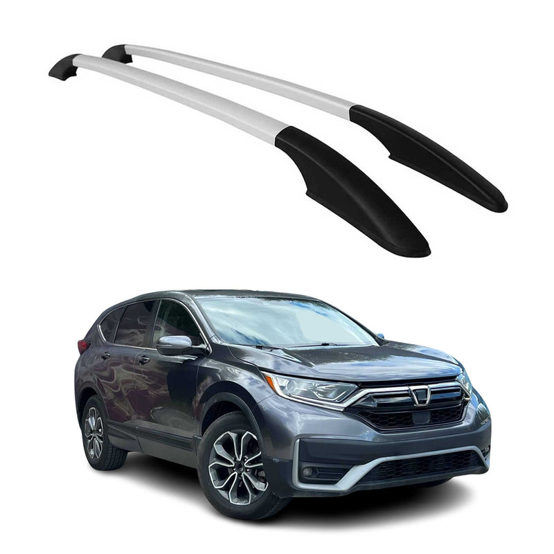 Barres de toit modèle adhésif pour Honda CR-V V 2020-2022 Aluminium gris